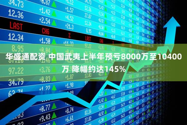 华盛通配资 中国武夷上半年预亏8000万至10400万 降幅约达145%