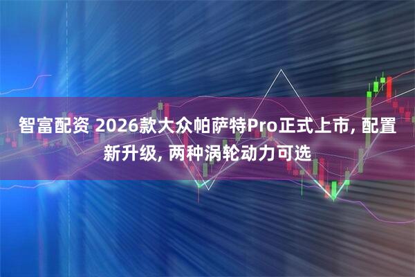智富配资 2026款大众帕萨特Pro正式上市, 配置新升级, 两种涡轮动力可选